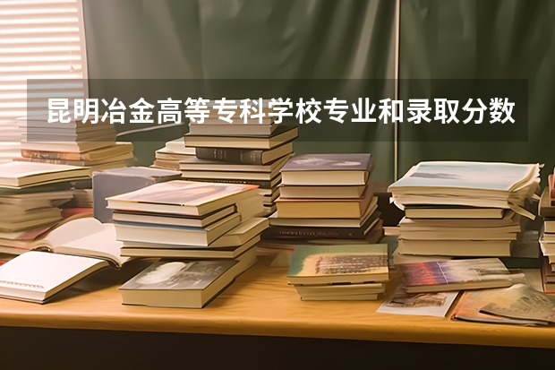 昆明冶金高等专科学校专业和录取分数线是多少