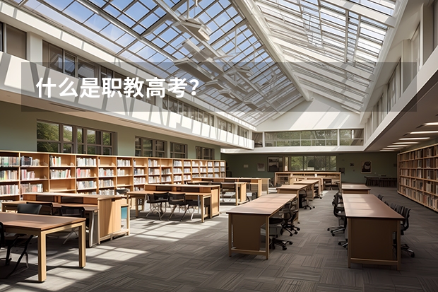 什么是职教高考？