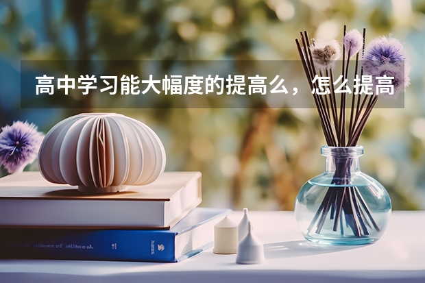 高中学习能大幅度的提高么，怎么提高？