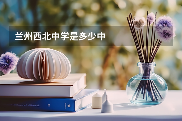 兰州西北中学是多少中
