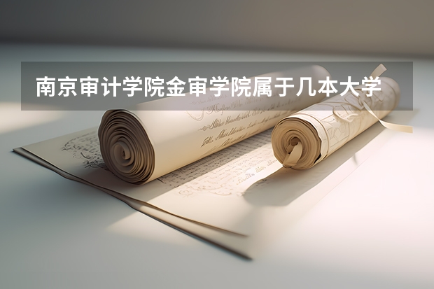 南京审计学院金审学院属于几本大学 南京审计学院金审学院教育资质怎么样