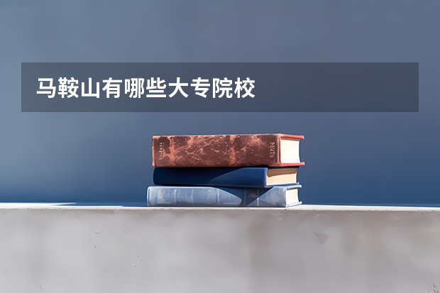 马鞍山有哪些大专院校