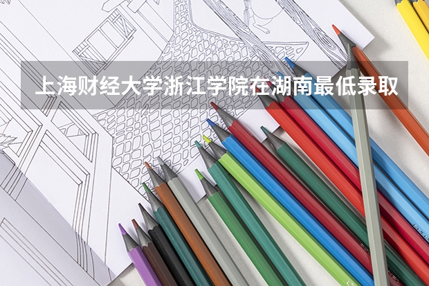 上海财经大学浙江学院在湖南最低录取分数线（2024高考参考）