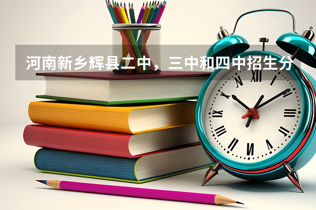 河南新乡辉县二中，三中和四中招生分数线评估，大约会多少分啊