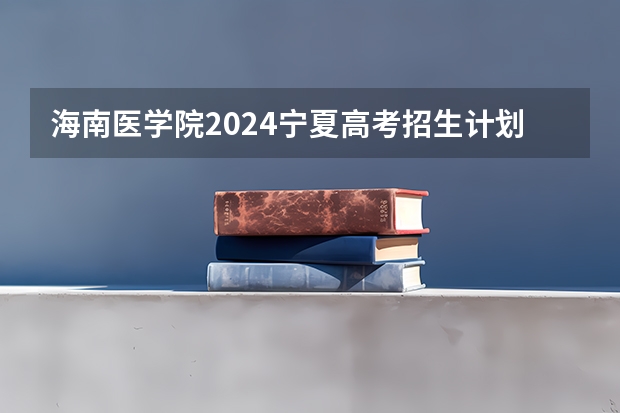 海南医学院2024宁夏高考招生计划详解