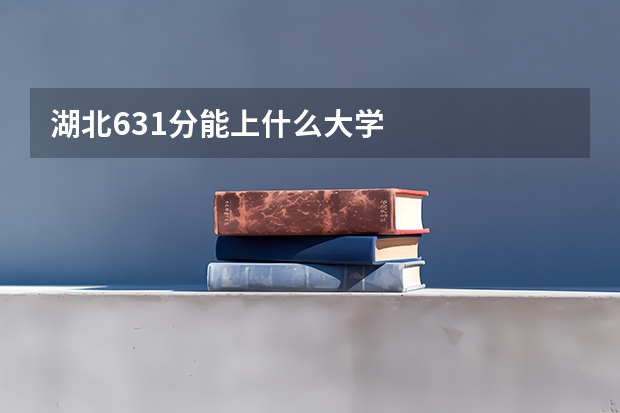湖北631分能上什么大学
