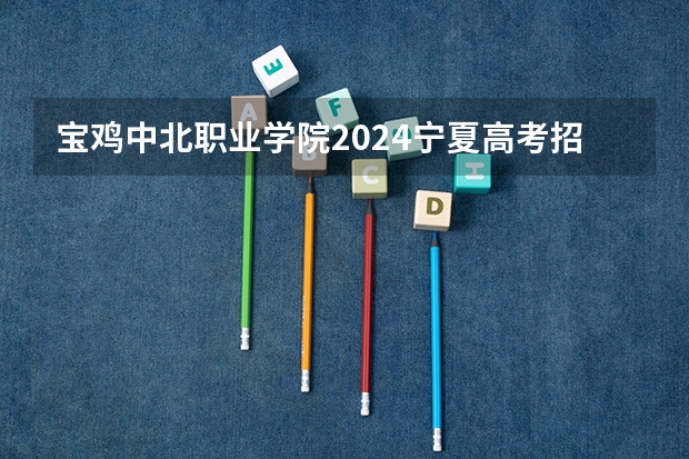 宝鸡中北职业学院2024宁夏高考招生计划详解