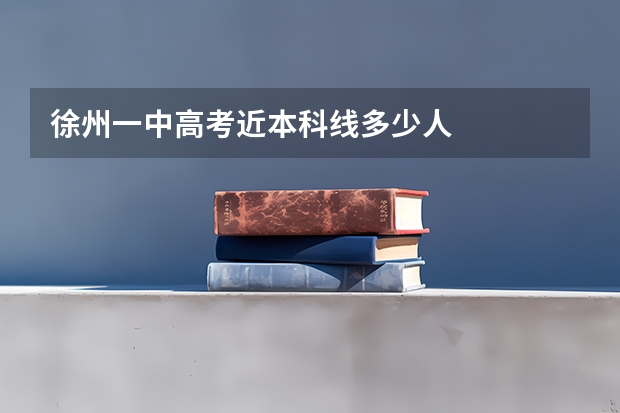 徐州一中高考近本科线多少人